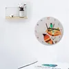 25cm childrens room cartoon wall clock fashion tribe living bed mute Y200407