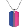 Regenbogen-Halskette, LGBT-Abzeichen, stolze Anstecknadel, Gay Pride, bisexuelle Regenbogen-Abzeichen, Pins, Brosche