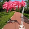 Dekoracje świąteczne 2022 Biała Cherry Blossom Tree Road cytowana symulacja kwiat z metalową ramą łuku do imprezowych dekoracji