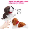 Sound Control Electronic Dogs Interactive Electronic Pets Robot Dog Bark Stand Walk Electronic Toys Dog For Kids Baby Gift