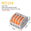 30PCS Universal Cable Wire Connectors 222 Typbelysning Tillbehör Snabb Hem Kompakttråd Anslutning Tryck i ledningsplint PCT-212