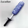 Lucullan Top Microfiber 프리미엄 휠 브러시 비 슬립 핸들 청소하기 쉬운 림 스포크 휠 배럴 브레이크 캘리퍼스