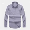 D901 Top di alta qualità Homme Piccolo cavallo colorato 100% cotone Camisa Masculina spessa Camicie da uomo a maniche lunghe Hombre Chemises