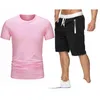 Brand Designer Luxury Mens Tracksuits Summer T-shirt + shorts Basketball Sportswear Fashion Casual Sets Short Sleeve Running Jogging Quality Plus Size clothes