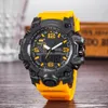 صدمة أصلية الساعات Mens Sport G Shock _ شاهد الجيش العسكري الصادم مراقبة جميع المؤشرات Worst Wristwatch