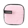 Éponges, Applicateurs Coton 1pcs Carré Réutilisable Doux Nettoyant Démaquillant Puff Face Pads Serviette Lavable Cosmétique Maquillage Outils