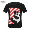 panda T-shirt herr Dödskalle kristall T-shirts Sommar Basic Solid tryck bokstav Bear Skateboard Casual Punk toppar T-shirt man kvinnor Skjortor kläder orangutang tiger kort ärm M-3XL