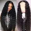 150% Heavy Density Brazilian Human Hair Glueless 4x4 Lace Front Wigs for Women Loose Deep Curly Wave Wig