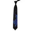 Mäns Original Design Blue Dragon Tiger Jacquard Broderi Tie Kvinna Studenter Tillbehör Personlighet Slips