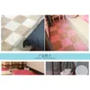 Stitched Suede Net Red Carpet Jigsaw Foam Floor Mat Bedroom Full Golv Mat -36 210928