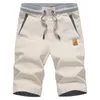 Marka Lato Solid Casual Shorts Mężczyźni Cargo Plus Beach Classic Beach Shorts Męskie spodnie dresowe 210713