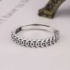 S925 Sterling Sier Ring Mannen en vrouwen Koreaanse versie ING Retro Persoonlijkheid Ring
