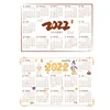 Gift Wrap 2022 Kalender Kaart Jaar Beeld DIY Home Office Bureau Wall Paper Craft Decor Supplies