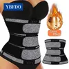 YBFDO NEOPRENE Sauna Talia Trener Gorset Paski Sweaty Dla Kobiet Body Shaper Odchudzanie Utrata Waga Compression Trimme Belt 211218