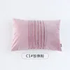 30x50cm 크레페 베개 커버 Kussenhoes Oud Roze Velvet 소파 쿠션 커버 장식 베개 케이스 빈티지 베개 커버 선물 210315