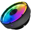 Coolmoon Glory colorful RGB CPU cooler 3Pin 12V 120MM fan Support to AMD FM2/FM1/AM3+/AM4/AM2/940/939 and Intel LGA 151X/775