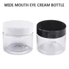 3ML 5ML 10ML Frasco vacío transparente Botella redonda de plástico cosmético para maquillaje Sombra de ojos Contenedor de polvo para uñas 100 piezas / lote Gramo