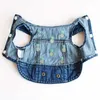 Jeans Pet Dog Apparel Gilet Chemises Vêtements Hiver Chiot Chat Denim T-shirt Casual Cowboy Veste Pour Petits Chiens Chihuahua Manteau Costum2050