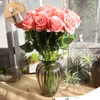 50pcs Rose Artificial Flowers Wedding Party Accessories DIY Craft Home Decor Handmade Flower Head Wreath Supplies w-00691