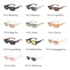 النظارات الشمسية عتيقة مستطيلات النساء 2023 مصمم نظارات الشمس للإطار الصغير Gafas de solsunglassessunglasses