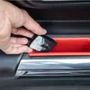ABS Red Car Door Storage Box Decoration Cover For Ford Mustang 15+ Interior Accessories