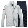 Yeni erkek spor eşofman dış giyim 2 parça setleri spor takım elbise ceket + pantolon basketbol koşucu eşofman erkek marka giyim G1209