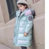 女の子冬の子供服の長いパーカージャケットの赤ちゃん女の子の服の毛皮の毛皮のコートスノーシュールのアウターフード付きキッズオーバーコート211027