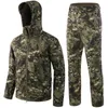 Uniformes tactiques Ensembles Mens Armée Camouflage Vestes en molleton Thermique Thermal Hunt Tactical Tactical Vêtements de marque