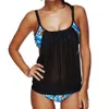 Maillot de bain femmes natation Tankini deux pièces maillot de bain grande taille maillots de bain Mayo plage porter Push Up baigneurs 210630