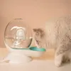 Kedi Kaseler Besleyiciler Otomatik Pet Su Besleyici Köpek İçecek Dispenser Konteyner Sessiz Drinker Oto Salyangoz Şeklinde Waterer Drinkware