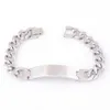 Width 12 Mm Fashion Stainless Steel Bracelet for Men Women Jewelry Gold and Steel Tone Bracelets & Bangles Christmas Gifts Q0717