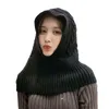 Goplus محبوك القبعات امرأة عارضة الصلبة الدافئة أسود أحمر المرأة czapka zimowa bonnet فام gorros quirurgicos 211119