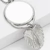 Blanks Auto Hanger Angel Wing Achteruitkijkspiegel Decoratie Opknoping Charm Ornamenten Auto's Interieur Auto's Accessoires K02