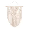 Ny design stor macrame bohemian tapestry vägg hängande boho chic geometrisk konst hantverk vävt tapestry soffa bakgrund inredning 210310