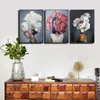 New40x60cm Malen Sie abstrakte moderne Blumen Frauen DIY Ölgemälde Nummer auf Leinwand Home Decor Figur Bilder Geschenk EWD6234