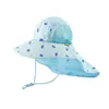 Barn Bucket Mössor Sommarbredd Brim Hat Grenadin Andas Sun Caps Outdoor Upf Sunscreen Cap 2021 Design Stor Brims Sjal Sunhat WMQ1358