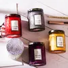 Große / kleine Luxus-Aromatherapie-Kerze 3D geprägte Glas-Duftkerzen Soja-Wachs-Hochzeits-Dekorationen Valentines Day-Geschenke XD24870