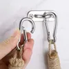 Toilet Paper Holders 60cm Woven Hanging Rope Roll Holder Punch Free For Bathroom Decoration