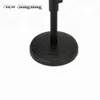 Desktop Table Desk Mic Microphone Boom Stand Clip Holder Mount Clamp Round Base