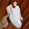 European style casual shoes for men and women, leather white red black pink with cake splicing, size 36-44