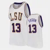 Maillot de basket personnalisé LSU Tigers 3 Alex Fudge 11 Justice Williams 4 Darius Days 5 Mwani Wilkinson 0 Brandon Murray 2 Eric Gaines 13 Tari Eason 20 Jerrell Colbert