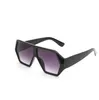1 PCS de alta qualidade marca óculos de sol evidência óculos de sol designer milho mulheres polido preto 6698