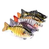 10cm 15.5g 6 # HOOK MULTI-SECTION FISH Hard Baits Lures 15 Färg Blandade fiskekrokar PESCA Fiskehantering Tillbehör 28 Z2