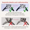Classic Princess Square Ring Excellent Cut 1CT Pass Diamond Test D Kleur Moissanite Rings Engagement Sieraden met Gra