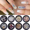 1 scatola 3D nail rhinestones pietre misto decalcomanie colorate decalcomanie cristalli unghie arte fai da te decorazioni di design