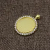 Fit 25 mm ronde cabochons steentjes voorste kader ring ring settings lade blanco diy accessoire maken 5pcslot K051755135808