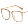 Occhiali da sole Moda Donna Occhiali ottici Occhiali ottici Coreano Anti-UV Spectacles Square Frame EyeGlasses