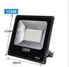 LED Flood Light 30W 50W 100W 150W 200W AC85265V Vattentät IP66 Spotlight Outdoor Garden Lampa LED Floodlight Lighting