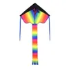 Hot vender arco-íris kite para crianças delta nylon brinquedos s as crianças voar linha weifang pássaro fábrica i y0616