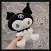 Kuromi Doldurulmuş Bebek Melody Cinnamoroll Peluş Oyuncak Kawaii Anime Başucu Yastık Kız 220104 Için Güzel Odası Dekorasyon Festivali Hediye